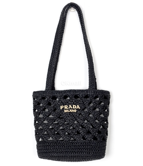 PRADA｜TOTEBAGS (1BG494 V OOO 2M2T F0ES7) PRADA]우븐 크로셰 토트백 (1BG494 V OOO 2M2T F0ES7) | 오케이몰
