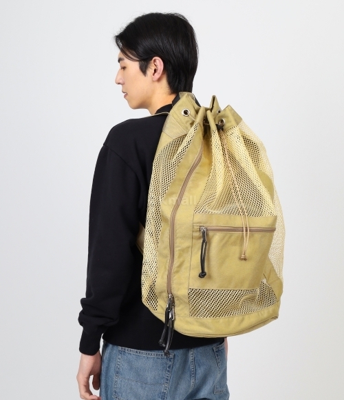 AURALEE × Aeta MESH BACKPACK BEIGE SMALL AURALEE MESH SMALL BACKPACK made by Aeta | Less