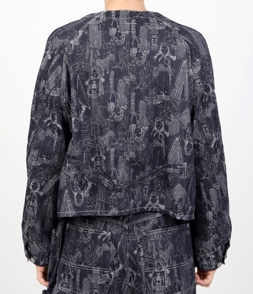 NEEDLES]Short Coverall Indigo (OT171) | 오케이몰
