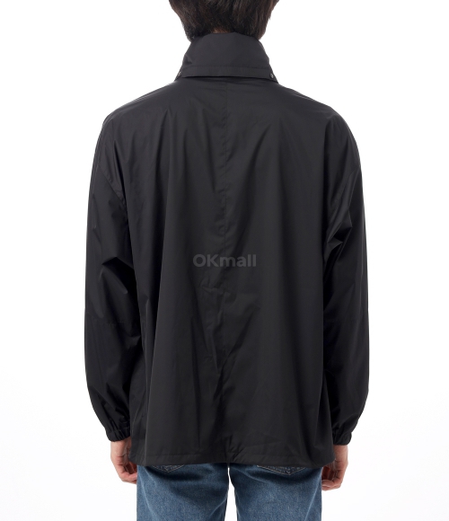 月祝までHARD TWIST POLYESTER SATIN LAMINAT ssstein - 【残り一点】Silk Back Stand Collar Zip Jacket | ACRMTSM