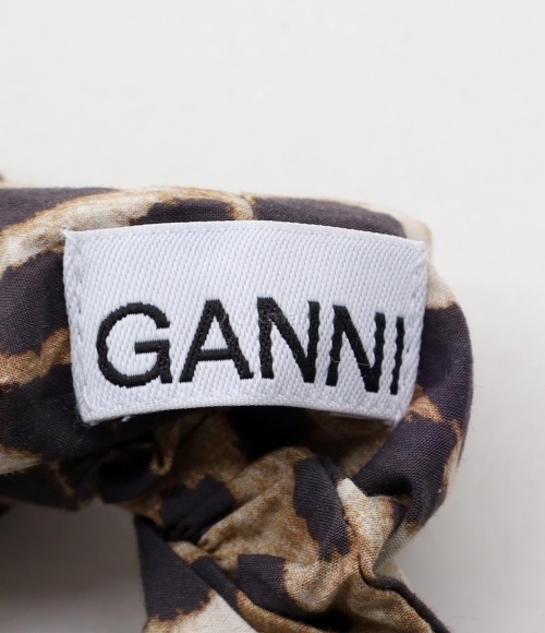 GANNI]LEOPARD COTTON SCRUNCHIE (A5993 943) | 오케이몰