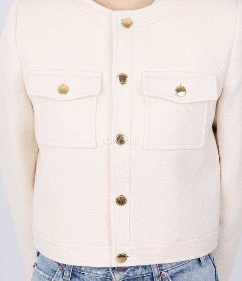 CELINE]DANI JACKET IN BOUTIS COTTON (2V03U916W 12CR) | 오케이몰
