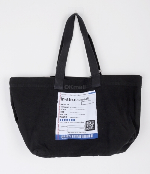 MIHARA YASUHIRO]빅 네임 토트백 (I12BG701 BLACK) | 오케이몰