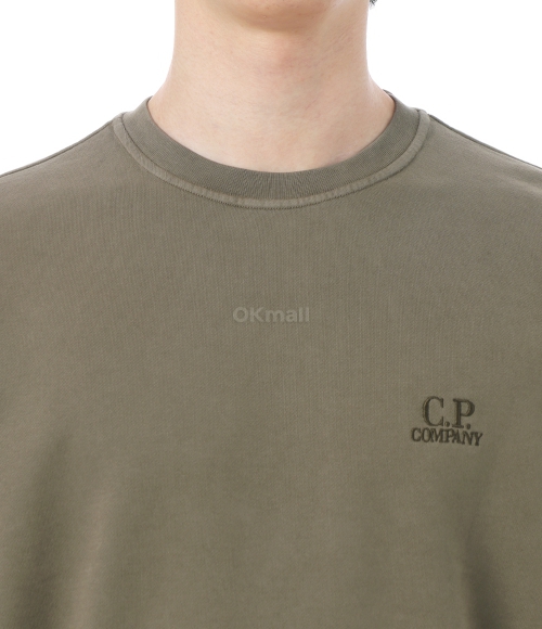 CP COMPANY]Brushed Emerized Diagonal Sweatshirt (17CMSS060B
