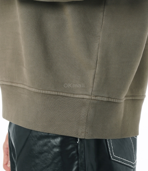 CP COMPANY]Brushed Emerized Diagonal Sweatshirt (17CMSS060B