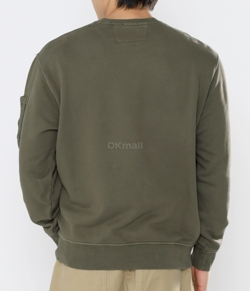 CP COMPANY｜SWEATSHIRTS (17CMSS060B 006372R 674 (17CMSS0 CP COMPANY]Brushed Emerized Diagonal Sweatshirt (17CMSS060B