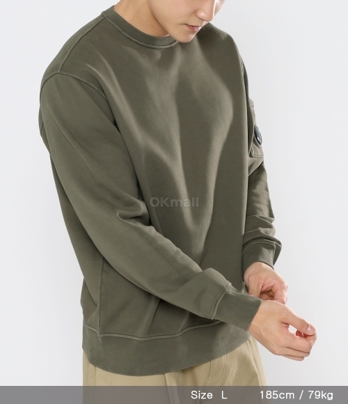CP COMPANY｜SWEATSHIRTS (17CMSS060B 006372R 674 (17CMSS0 CP COMPANY]Brushed Emerized Diagonal Sweatshirt (17CMSS060B