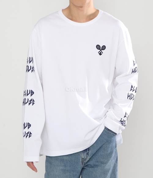 J.LINDEBERG｜ (CAMILO LS GRAPHIC T-SHIRT (FMJT11509-0000 Camilo LS Graphic T-shirt / White – J.Lindeberg