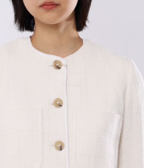 A.P.C｜JACKETS (VESTE STELLA (COHAF F02885 AAD)) Stella jacket | Heavyweight recycled checked tweed | A.P.C.