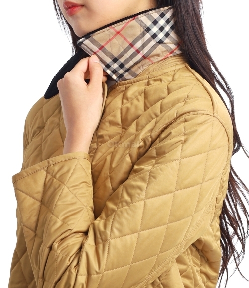 BURBERRY｜JACKETS (DRANEFEL Quilted Jacket (8096355)) MUSINSA | BURBERRY Diamond Quilted Jacket - Camel / 8096355