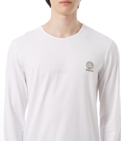 VERSACE]LOGO ROUND NECK LONG SLEEVE (AUU01007 1A10011 A1001
