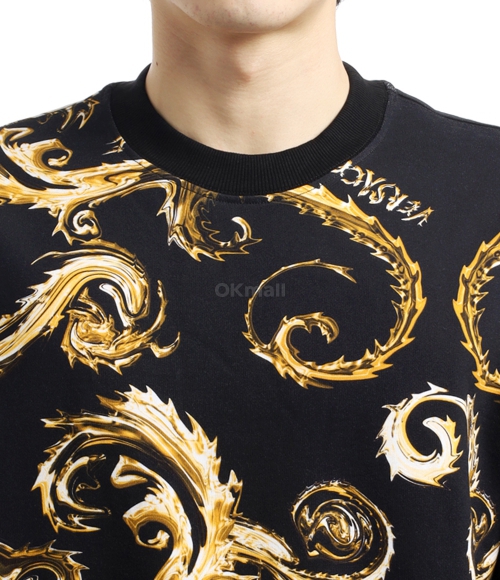 VERSACE｜ (COUTURE SWEATSHIRT(77GAI3R0 FS161 G89)) Versace Jeans Couture Outlet: Sweatshirt men - Black 1