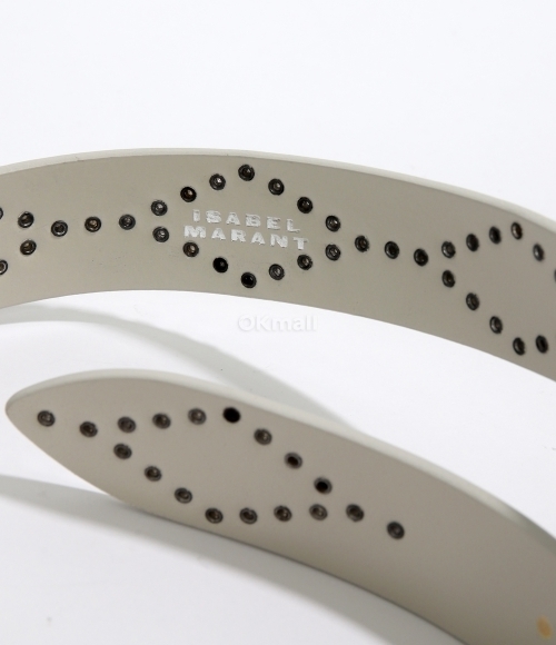 ISABEL MARANT｜ (LILIANA (CE227BFA B3A02A BKSI)) Liliana belt Woman black and silver | ISABEL MARANT Official