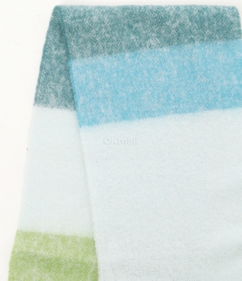 MAISON KITSUNE｜ (ALPACA STRIPES SCARF (NM06204WA0022-P6 Maison Kitsuné scarf Alpaca Stripes women's pink color