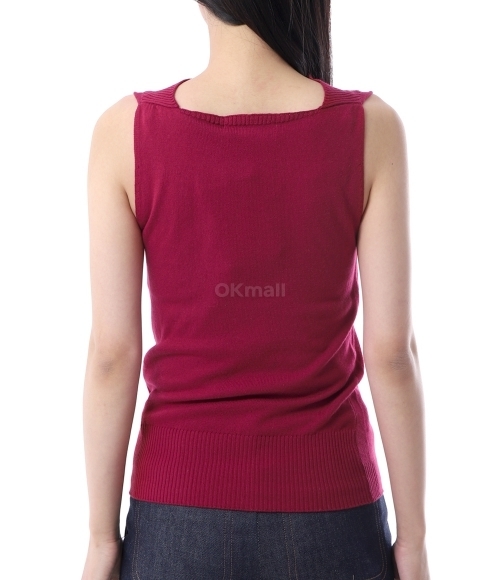 Vivienne Westwood｜SLEEVELESS (VALENTINA TOP (18030045 Y Blue Valentina Tank Top by Vivienne Westwood on Sale