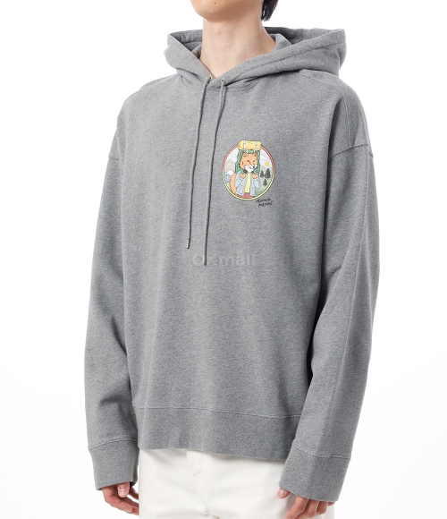 パーカー・フーディ MAISON KITSUNE 'Rambling Fox' hoodie (NM00707KM0001 H131) MAISON KITSUNE]RAMBLING FOX OVERSIZE HOODIE (NM00707KM0001