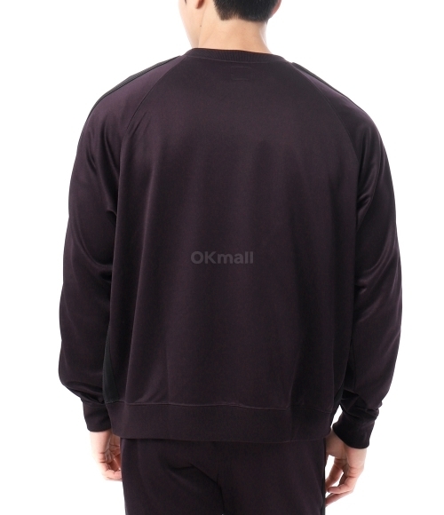 NEEDLES]Track Crew Neck Shirt Poly Smooth - DK.PURPLE (PU272