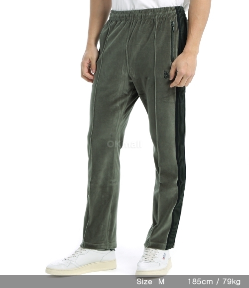 needles narrow track pants M PU280 ベロア Narrow Track Pant - C/Pe Velour | NEEDLES(ニードルズ