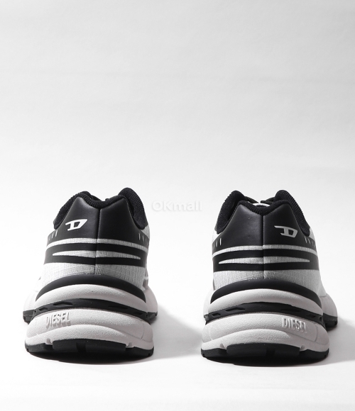 DIESEL｜ (Y03436 P6907 HA493) Men's D-Airspeed Low-Striped sneakers in coated ripstop