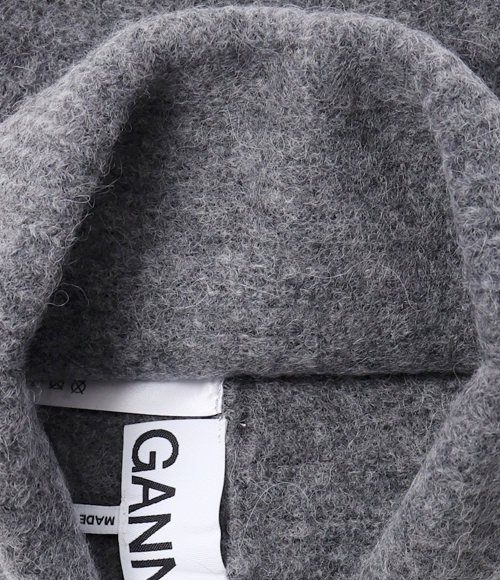 GANNI]GREY SOFT WOOL BEANIE (A6062 921) | 오케이몰