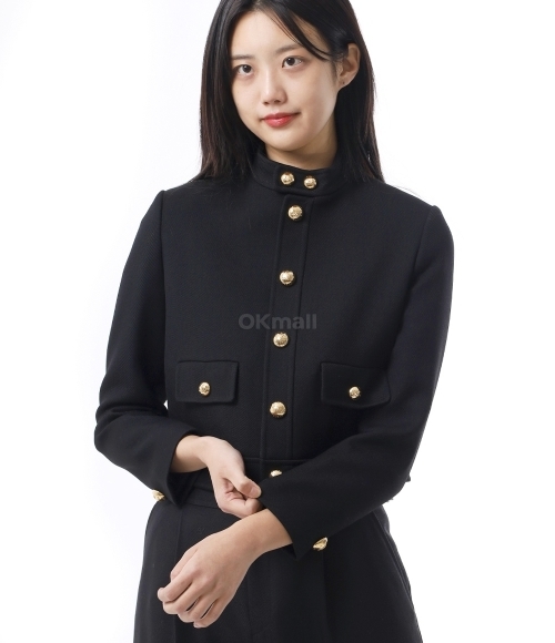 CELINE]VERNEUIL JACKET IN DOUBLE FACED WOOL TRICOTINE