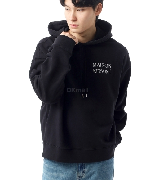 ★Maison Kitsune★WATERFALL OVERSIZE HOODIE★大人気★ Maison Kitsune WATERFALL OVERSIZE HOODIE Black | BSTN Store