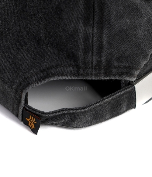 Alpha Industries｜ (BATTLEWASH CAP (UHB52500C1 BLACK)) Alpha Industries]BATTLEWASH CAP (UHB52500C1 BLACK) | 오케이몰