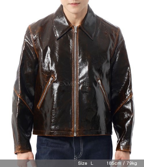 Sefr]BUCK JACKET - WORN COATED WOOL | 렉스몬드