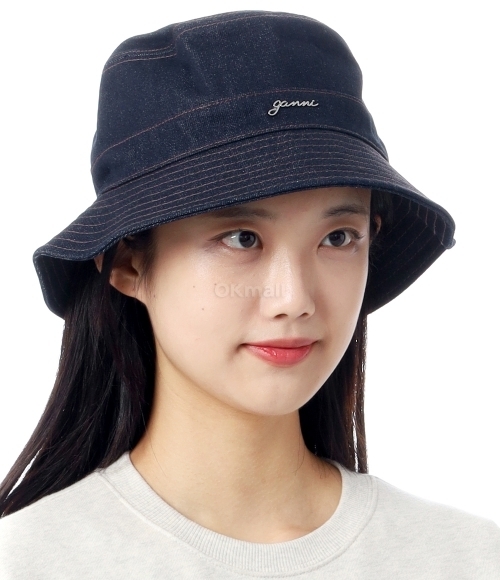 GANNI｜PEDORAS (DENIM BUCKET HAT (A6195 642)) GANNI]DENIM BUCKET HAT (A6195 642) | 오케이몰