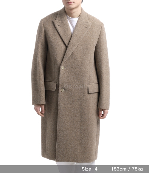 AURALEE24AW/Sponge Wool Melton Coat AURALEE SPONGE WOOL MELTON P