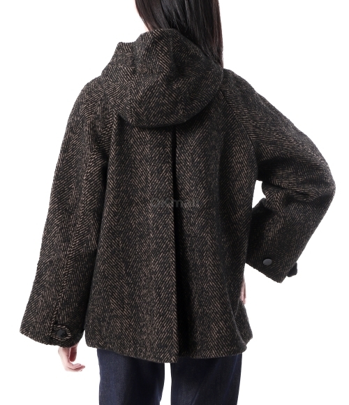 GANNI]Herringbone Wool Midi Jacket (F9548 886) | 오케이몰