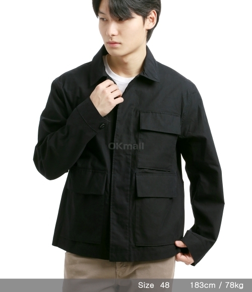 Ten c]Cotton-Gabardine Overshirt (24CTCUB04214 006626 999