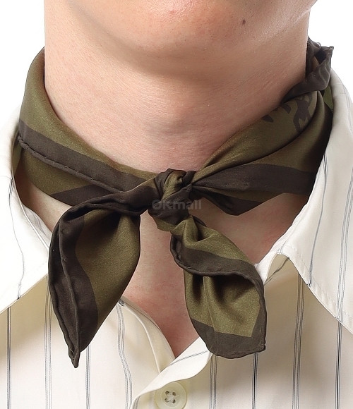 Margaret Howell｜ (GLENCHECK SCARF - OLIVE / ASSAM (UNAC Margaret Howell]GLENCHECK SCARF - OLIVE / ASSAM
