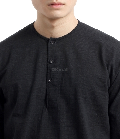 NIGEL CABOURN｜ (50s HENLEY NECK SHIRT (80490020003 110) 80490020003 Nigel Cabourn 50s HENLEY NECK SHIRT ナイジェル