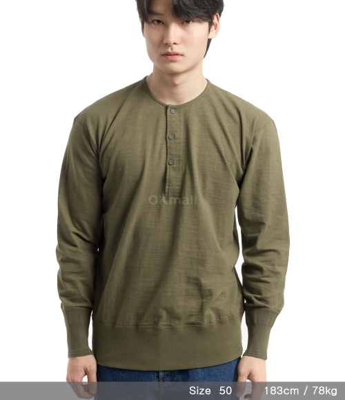 NIGEL CABOURN]50s HENLEY NECK SHIRT (80490020003 191) | 오케이몰