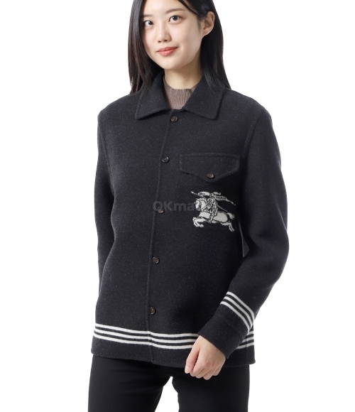 BURBERRY｜JACKETS (EKD Wool Overshirt Jacket (8095630)) Burberry Men's EKD Wool Jacket | neimanmarcus | REVERSIBLE