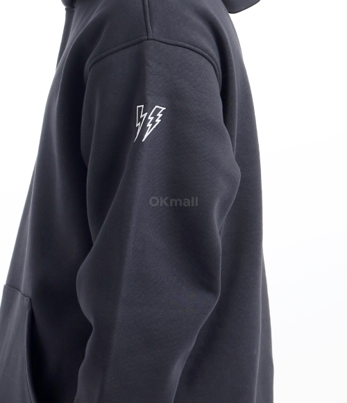 NEIL BARRETT]Easy Drop Shoulder Double Bolts Hoodie (PBJS212