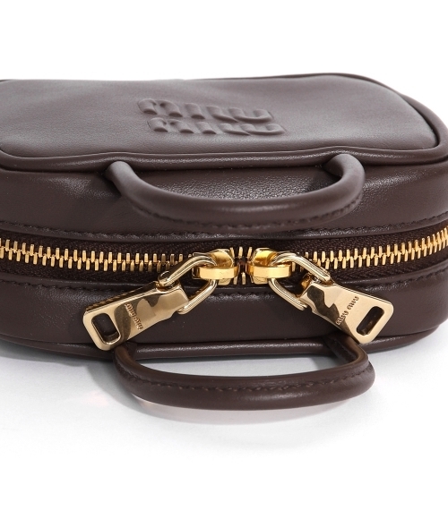 Miu Miu｜ (5NR036 AF8W F0NBL) Leather trick MIU MIU 5NR036 AF8WF0NBL - Gianni Cuccuini