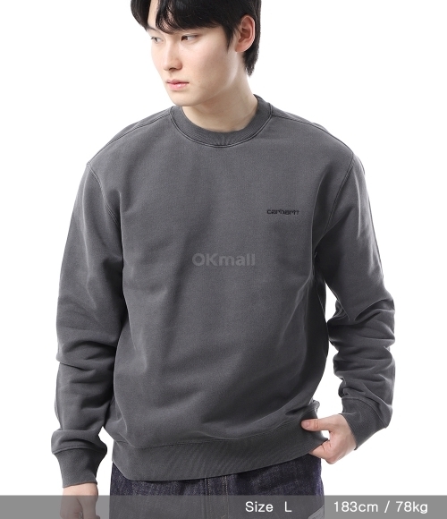 CARHARTT WIP]DUSTER SCRIPT SWEATSHIRT (I033065 89.GD) | 오케이몰