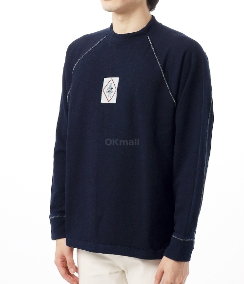 CP COMPANY｜ (Indigo Fleece Vanise Logo Sweatshirt (18CM Indigo Fleece Vanisé Logo Sweatshirt | CPC USCA Online Store