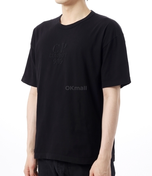 CP COMPANY メンズ 半袖Tシャツ 18CMTS284A 005697G 888 CP Company Logo Men's T-Shirt White 18CMTS284A005697G-103