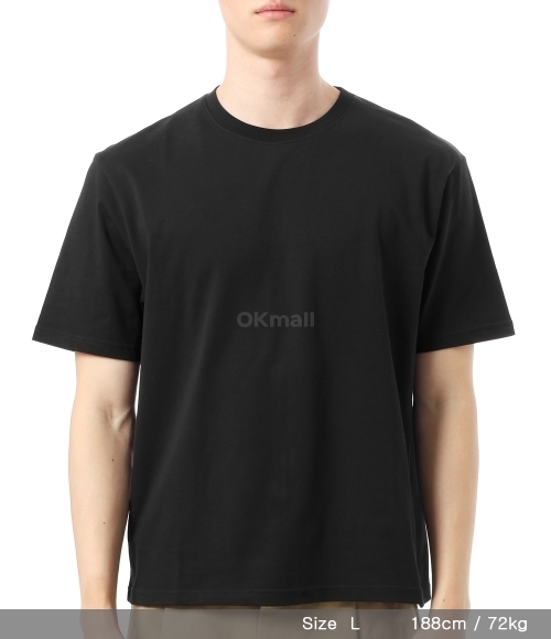 STUDIO NICHOLSON]BRIC SNM SHORT SLEEVE T-SHRIT BLACK (1326