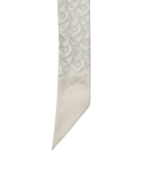 BURBERRY]Skinny B Charm Silk Scarf (8103878) | 오케이몰
