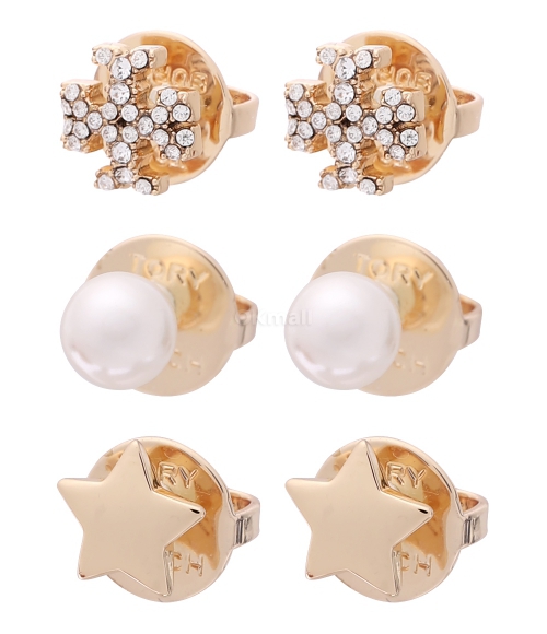 TORY BURCH｜ (KIRA STUD GIFT SET (164115-749)) Amazon.com: Tory Burch Women's Kira Stud Earrings Gift Set