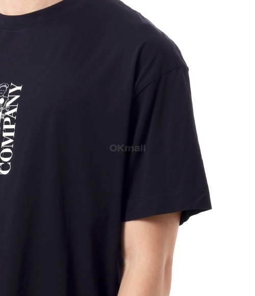 CP COMPANY]30/1 Jersey Chest Logo T-Shirt (18CMTS177A