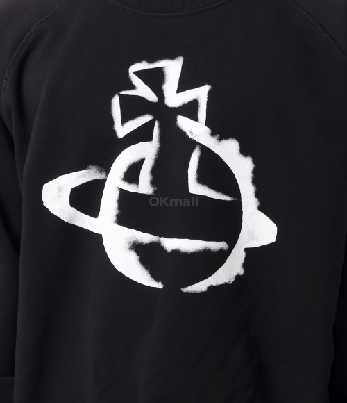 Vivienne Westwood]STENCIL ORB RAGLAN SWEATSHIRT (3I01000Z