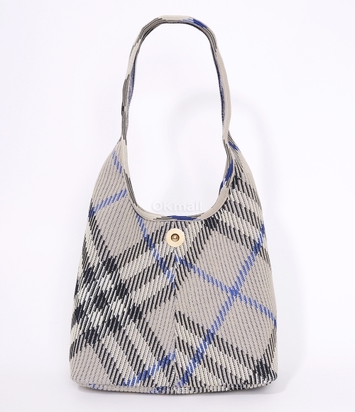 BURBERRY]Small Check Knit Shoulder Bag (8104389) | 오케이몰