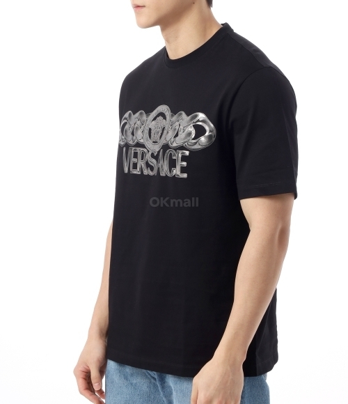 VERSACE]Medusa On Chain T-Shirt (1013302 1A13405 2B510
