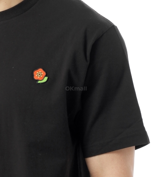 KENZO｜ (FF5 5TS528 4SG 02) KENZO Happy Tiger' embroidered oversized T-shirt in cotton