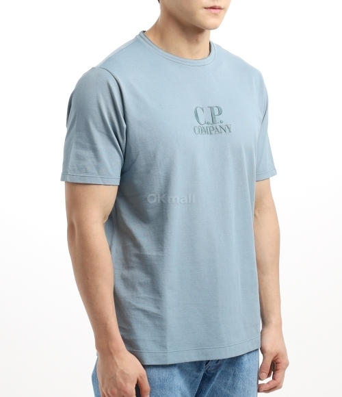 CP COMPANY]Tacting Piquet Embroidery T-Shirt (18CMTS133A